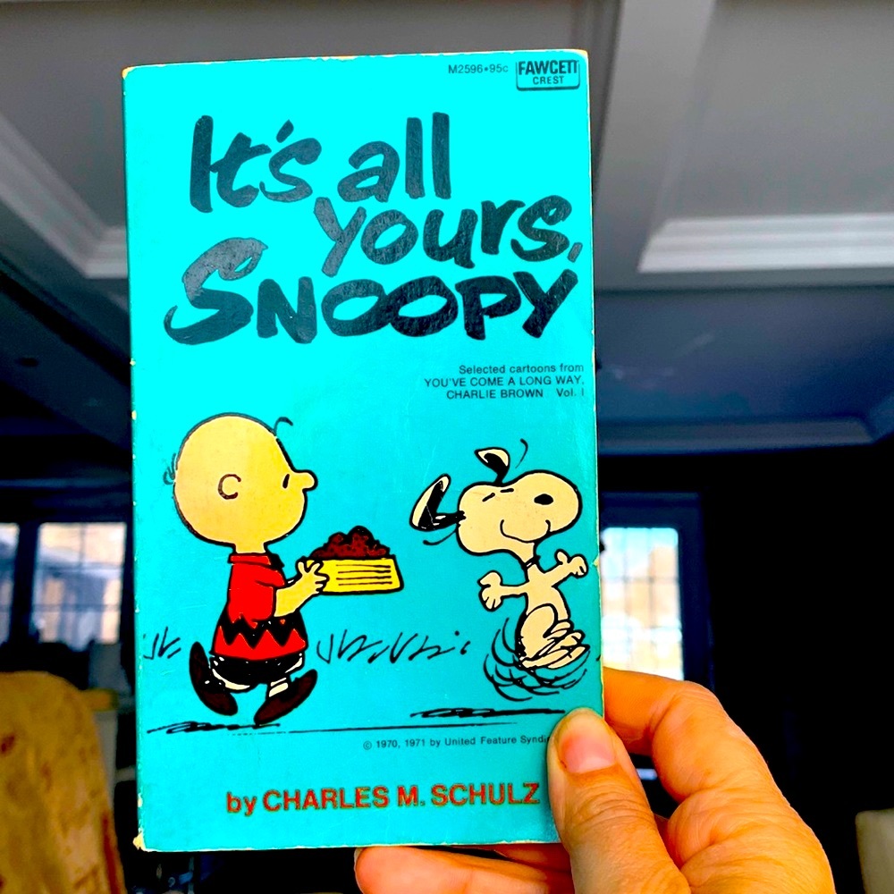 Book, softcover It’s all Yours, Snoopy by Charles Schultz